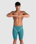 Arena Men's Powerskin Carbon Core FX SL Limited Edition Jammer Tech Suit Swimsuit - Calypso Bay | Elastane/Polyamide - Swimoutlet.com