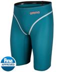 Arena Men's Powerskin Carbon Core FX SL Limited Edition Jammer Tech Suit Swimsuit - Calypso Bay | Elastane/Polyamide - Swimoutlet.com