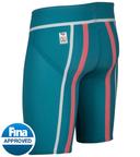 Arena Men's Powerskin Carbon Core FX SL Limited Edition Jammer Tech Suit Swimsuit - Calypso Bay | Elastane/Polyamide - Swimoutlet.com