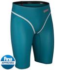 Arena Men's Powerskin Carbon Core FX SL Limited Edition Jammer Tech Suit Swimsuit - Calypso Bay | Elastane/Polyamide - Swimoutlet.com