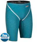 Arena Men's Powerskin Carbon Glide SL Limited Edition Jammer Tech Suit Swimsuit - Calypso Bay | Elastane/Polyamide - Swimoutlet.com