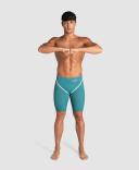 Arena Men's Powerskin Carbon Glide SL Limited Edition Jammer Tech Suit Swimsuit - Calypso Bay | Elastane/Polyamide - Swimoutlet.com