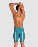Arena Men's Powerskin Carbon Glide SL Limited Edition Jammer Tech Suit Swimsuit - Calypso Bay | Elastane/Polyamide - Swimoutlet.com