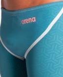 Arena Men's Powerskin Carbon Glide SL Limited Edition Jammer Tech Suit Swimsuit - Calypso Bay | Elastane/Polyamide - Swimoutlet.com