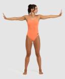 Arena Women's Solid Challenge Back One Piece Swimsuit - Nespola/Asphalt | Polyester - Swimoutlet.com