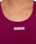 Arena Women's Solid Challenge Back One Piece Swimsuit - Red Fandango/White | Polyester - Swimoutlet.com