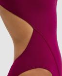 Arena Women's Solid Challenge Back One Piece Swimsuit - Red Fandango/White | Polyester - Swimoutlet.com