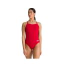 Arena Women's Solid Maxlife Light Drop Back One Piece Swimsuit - Black/Metallic Silver | Polyester - Swimoutlet.com