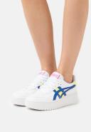 ASICS Women's Japan S Platform (Detail Manipulation) - Sportstyle Sneakers - White/Asics Blue 9.5