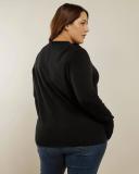 Atmos&Here Curvy - Women's Black Jumpers - Chelsea Classic Wool Blend Knit - Size 26 at The Iconic