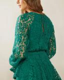Atmos&Here - Women's Green Midi Dresses - Tallulah Lace Midi Dress - Size 18 at The Iconic