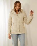 Atmos&Here - Women's Neutrals Puffer Jackets - Artic Longline Puffer - Size 10 at The Iconic