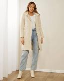 Atmos&Here - Women's Neutrals Puffer Jackets - Artic Longline Puffer - Size 6 at The Iconic