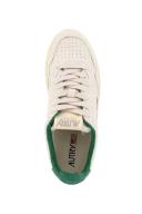 Autry Woman Leather medalist low sneakers White,Green 37 Solid colour,Monogram Leather