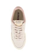 Autry Woman Leather medalist low sneakers White,Pink 39 Solid colour,Monogram Leather