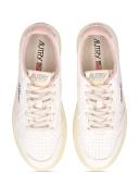 Autry Woman Leather medalist low sneakers White,Pink 39 Solid colour,Monogram Leather