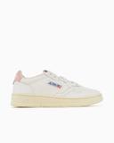 Autry Woman Leather medalist low sneakers White,Pink 41 Solid colour,Monogram Leather