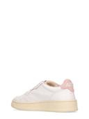 Autry Woman Leather medalist low sneakers White,Pink 41 Solid colour,Monogram Leather