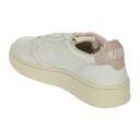 Autry Woman Leather medalist low sneakers White,Pink 41 Solid colour,Monogram Leather