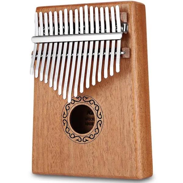 B - 17T 17 Keys Kalimba Thumb Piano Mahogany Body Musical Instrument Mahogany Thumb Finger Piano Keyboard Instruments