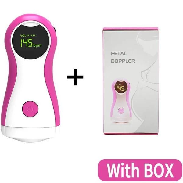 Baby Ultrasound Doppler Fetal Heart Rate Monitor Pregnant Women Home Sonar Doppler Portable Fetus Heartbeat Stethoscope Detector