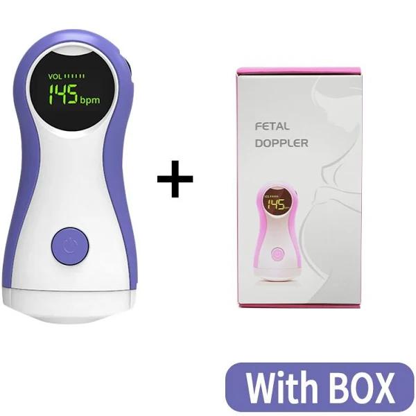 Baby Ultrasound Doppler Fetal Heart Rate Monitor Pregnant Women Home Sonar Doppler Portable Fetus Heartbeat Stethoscope Detector