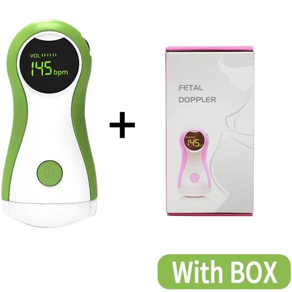 Baby Ultrasound Doppler Fetal Heart Rate Monitor Pregnant Women Home Sonar Doppler Portable Fetus Heartbeat Stethoscope Detector
