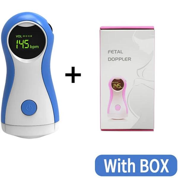 Baby Ultrasound Doppler Fetal Heart Rate Monitor Pregnant Women Home Sonar Doppler Portable Fetus Heartbeat Stethoscope Detector
