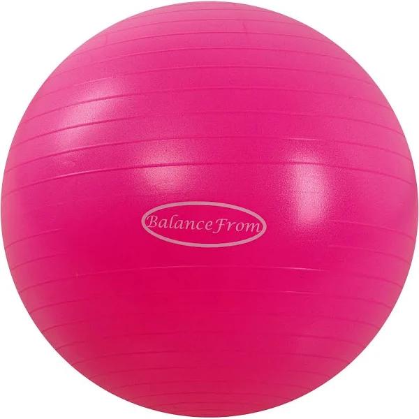 BalanceFrom Anti-burst and Slip Resistant Exercise Ball Yoga Ball Fitness Ball Birthing Ball with Quick Pump, 2,000-Pound Capacity