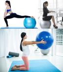 Balancefrom Anti-Burst and Slip Resistant Exercise Ball Yoga Ball Fitness Ball Birthing Ball with Quick Pump, 2,000-Pound Capacity 68-75cm, XL, Gray