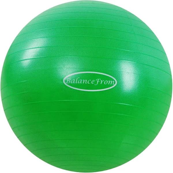 BalanceFrom Anti-burst and Slip Resistant Exercise Ball Yoga Ball Fitness Ball Birthing Ball With Quick Pump, 910kg Capacity | Exercise & Fitness