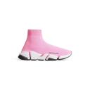 Balenciaga Speed 2.0 Clear Sole Recycled Knit Sneaker - Pink - Woman - 42 - Polyester & Elastane