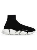 Balenciaga Speed 2.0 Clear Sole Recycled Knit Sneaker - Pink - Woman - 42 - Polyester & Elastane