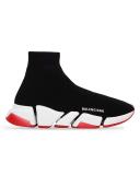 Balenciaga Speed 2.0 Clear Sole Recycled Knit Sneaker - White - Man - 47 - Polyester & Elastane