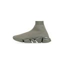 Balenciaga Speed 2.0 Monocolor Recycled Knit Sneaker - Green - Man - 12 - Polyester & Elastane