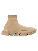 Balenciaga Speed 2.0 Monocolor Recycled Knit Sneaker - Green - Man - 12 - Polyester & Elastane