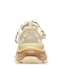 Balenciaga Triple S Clear Sole Logo-Embroidered Faux Leather and Mesh Sneakers - Women - Green Sneakers - IT37