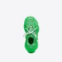 Balenciaga Triple S Clear Sole Logo-Embroidered Faux Leather and Mesh Sneakers - Women - Green Sneakers - IT38