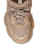 Balenciaga Triple S Clear Sole Sneaker - Grey & Silver - Woman - 41 - Polyester & Polyurethane