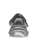 Balenciaga Triple S Logo-Embroidered Distressed Leather, Nubuck and Mesh Sneakers - Women - Pink Sneakers - IT35