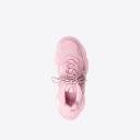 Balenciaga Triple S Logo-Embroidered Distressed Leather, Nubuck and Mesh Sneakers - Women - Pink Sneakers - IT37
