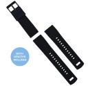 Barton Watch Bands - Elite Silicone Watch Straps - Black Buckle Quick Release - Choose Color & Width - 18mm, 19mm, 20mm, 21mm, 22mm, 23mm & 24mm -