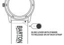 Barton Watch Bands - Elite Silicone Watch Straps - Black Buckle Quick Release - Choose Color & Width - 18mm, 19mm, 20mm, 21mm, 22mm, 23mm & 24mm -