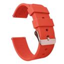 Barton Watch Bands - Soft Silicone Quick Release Straps - Stainless Steel Buckle - Choose Color & Width - 16mm, 18mm, 20mm, 22mm, 24mm - Silky