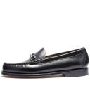 Bass Weejuns Men's Lincoln Horse Bit Loafer in Black Leather, Size UK 7.5 | END. Clothing
