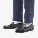 Bass Weejuns Men's Lincoln Horse Bit Loafer in Black Leather, Size UK 7.5 | END. Clothing