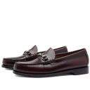 Bass Weejuns Men's Lincoln Horse Bit Loafer in Wine Leather, Size UK 10 | END. Clothing