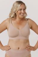 Bella Bamboo Ultimate Adjustable Wirefree Bra 2 Pack | Crop Top Bras blueberry/sand / VV