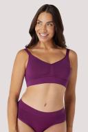 Bella Bamboo Ultimate Adjustable Wirefree Bra 2 Pack | Crop Top Bras Turquoise/Black / VV