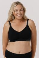 Bella Bodies Ultimate Adjustable Bamboo Crop Bra 2 Pack in Blueberry & Turquoise Medium